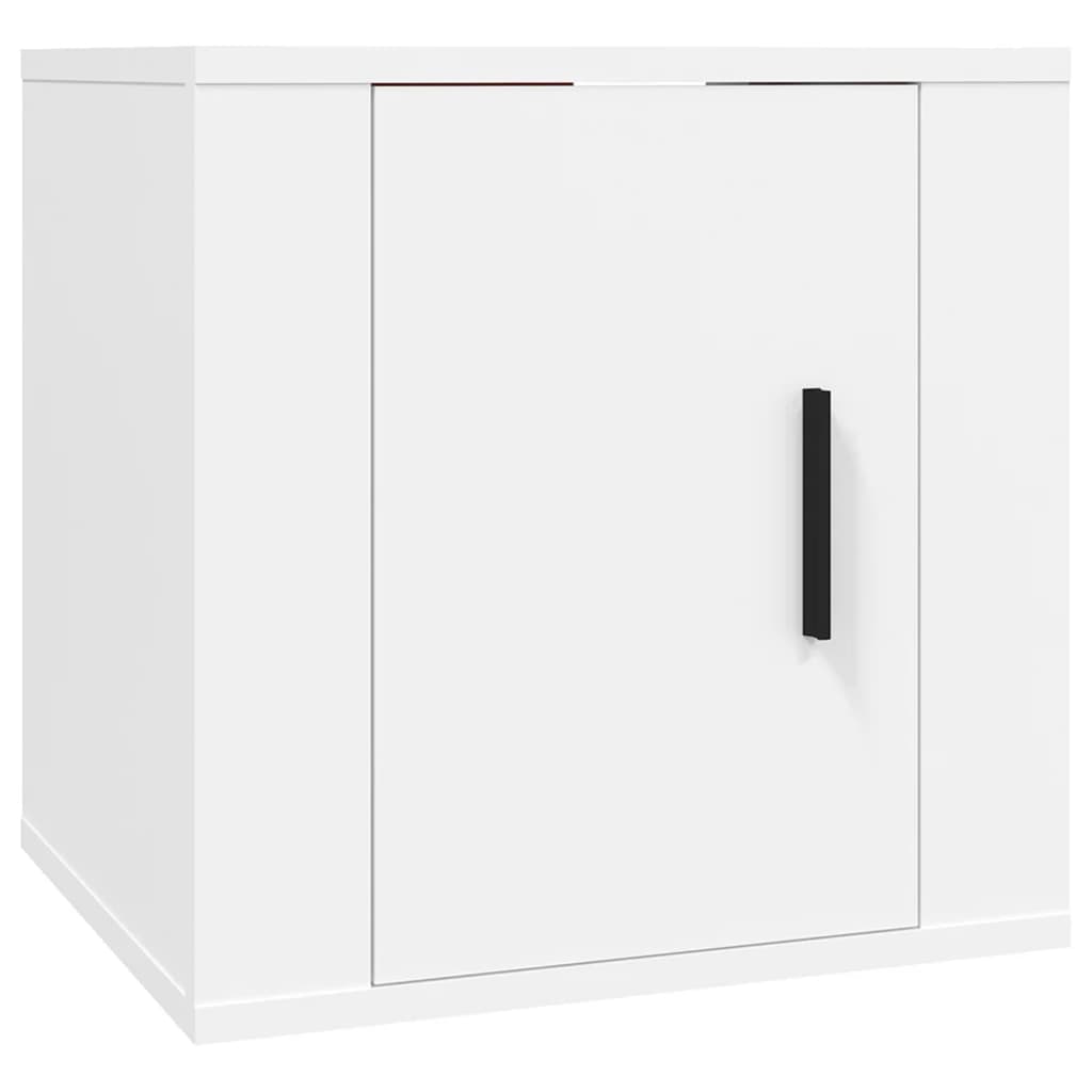 3-delige Tv-meubelset bewerkt hout wit is nu te koop bij PeponiXL, paradijselijk wonen!