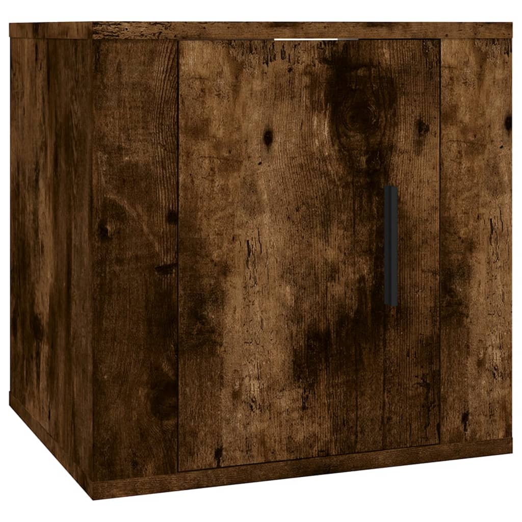 2-delige Tv-meubelset bewerkt hout gerookt eikenkleurig is nu te koop bij PeponiXL, paradijselijk wonen!