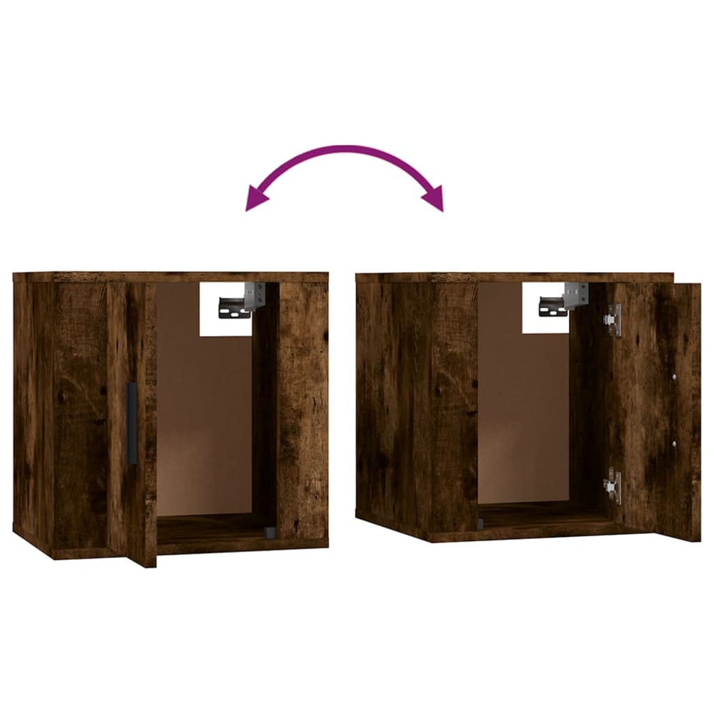 2-delige Tv-meubelset bewerkt hout gerookt eikenkleurig is nu te koop bij PeponiXL, paradijselijk wonen!
