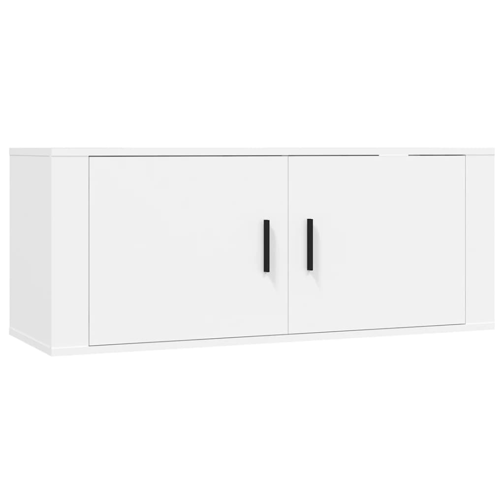 7-delige Tv-meubelset bewerkt hout wit is nu te koop bij PeponiXL, paradijselijk wonen!