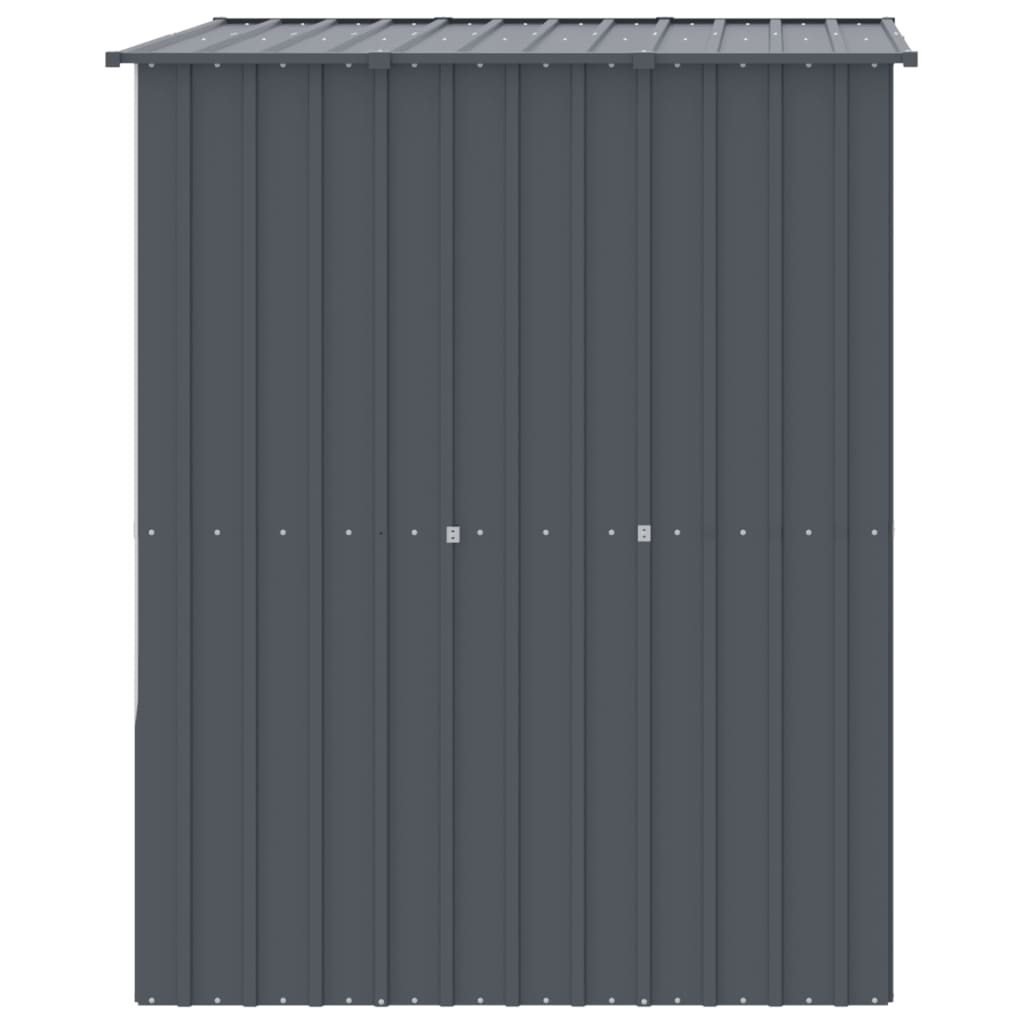 Hondenhok met dak 165x153x181 cm gegalvaniseerd staal antraciet is nu te koop bij PeponiXL, paradijselijk wonen!