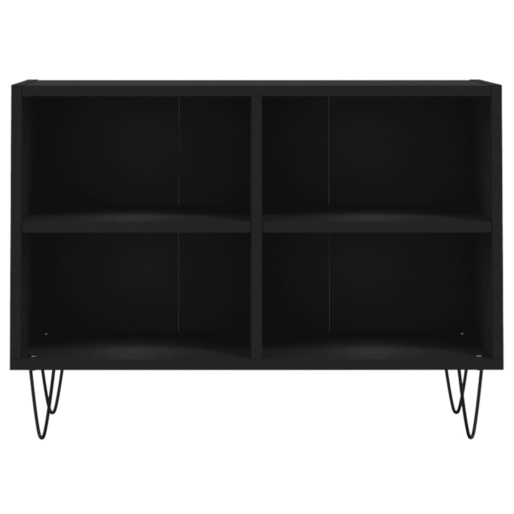 Tv-meubel 69,5x30x50 cm bewerkt hout zwart is nu te koop bij PeponiXL, paradijselijk wonen!