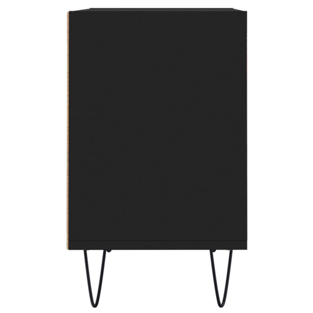 Tv-meubel 69,5x30x50 cm bewerkt hout zwart is nu te koop bij PeponiXL, paradijselijk wonen!