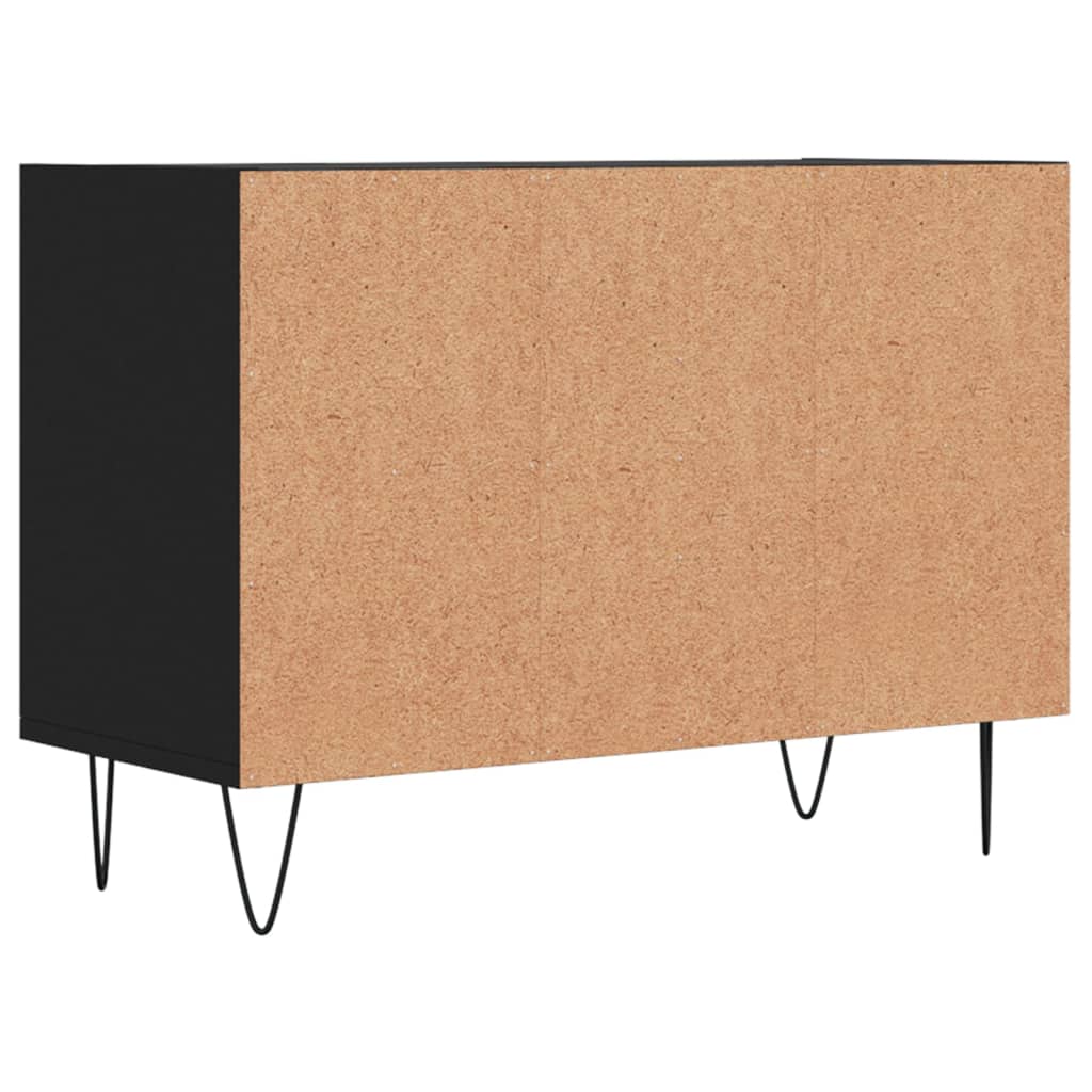 Tv-meubel 69,5x30x50 cm bewerkt hout zwart is nu te koop bij PeponiXL, paradijselijk wonen!