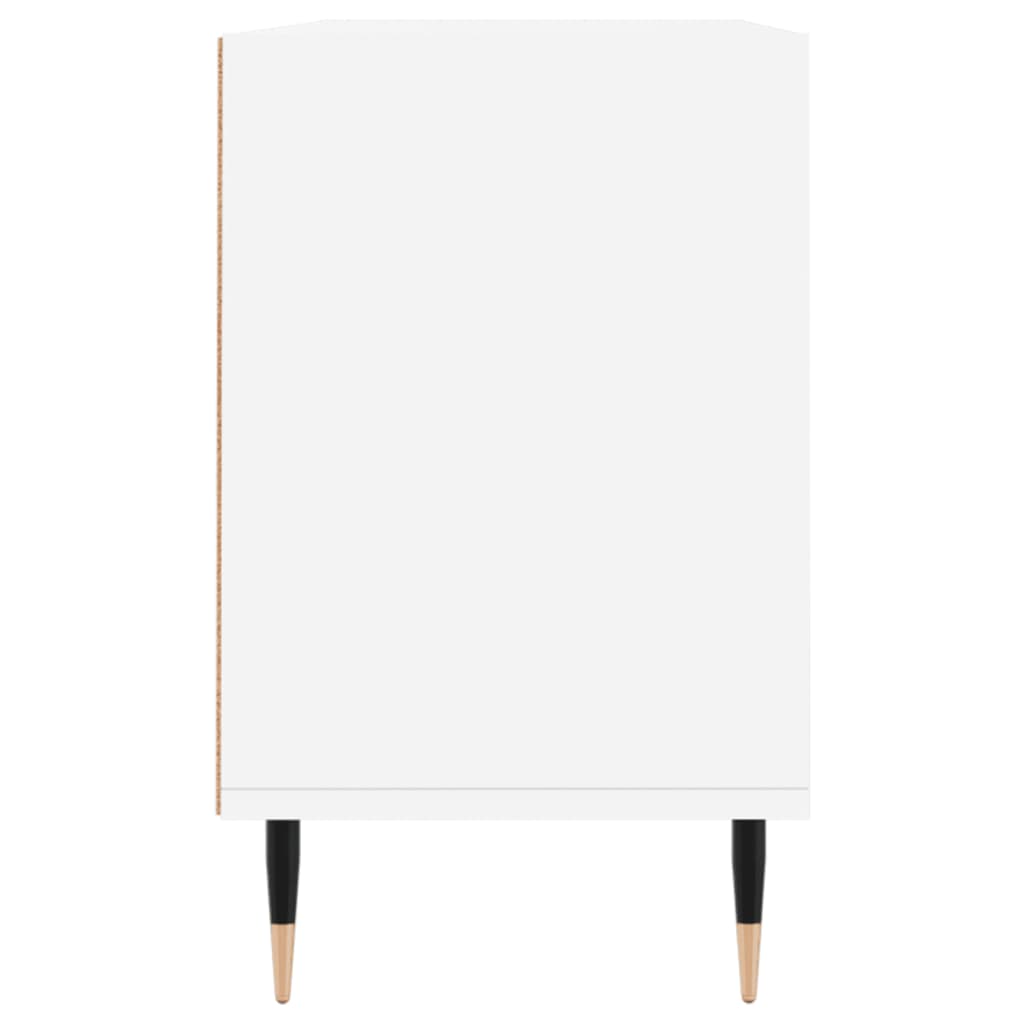 Tv-meubel 103,5x30x50 cm bewerkt hout wit is nu te koop bij PeponiXL, paradijselijk wonen!