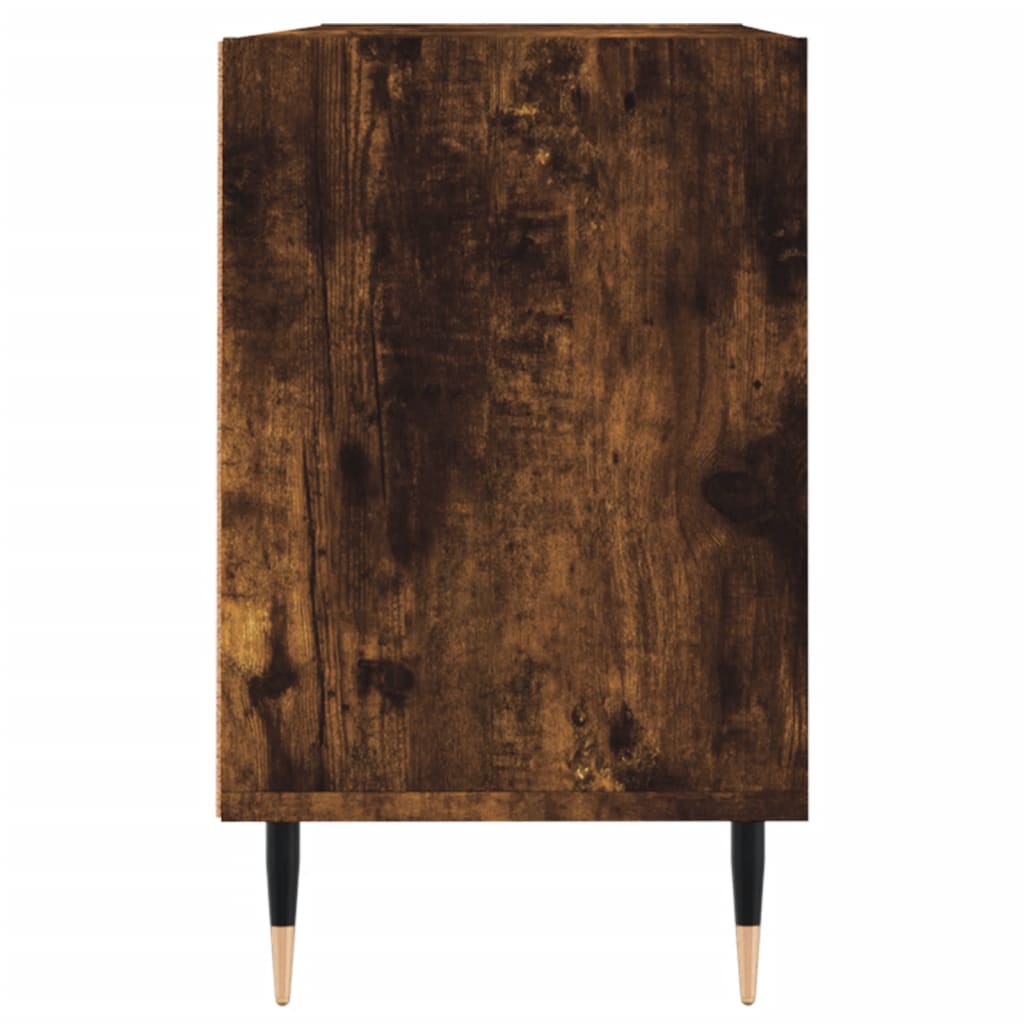 Tv-meubel 103,5x30x50 cm bewerkt hout gerookt eikenkleurig is nu te koop bij PeponiXL, paradijselijk wonen!