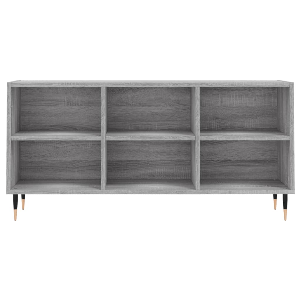 Tv-meubel 103,5x30x50 cm bewerkt hout grijs sonoma eikenkleurig is nu te koop bij PeponiXL, paradijselijk wonen!