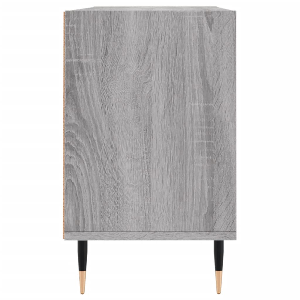 Tv-meubel 103,5x30x50 cm bewerkt hout grijs sonoma eikenkleurig is nu te koop bij PeponiXL, paradijselijk wonen!