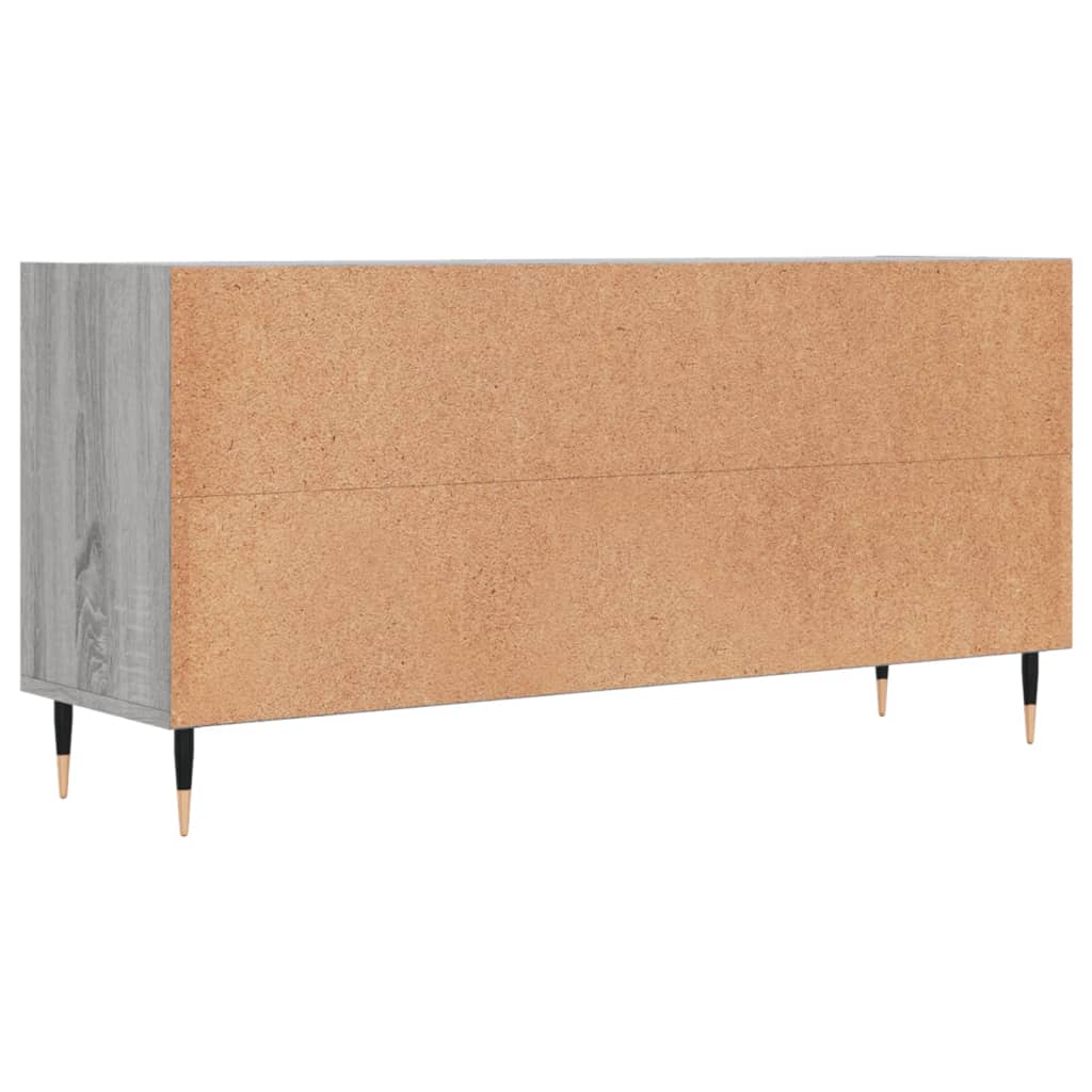 Tv-meubel 103,5x30x50 cm bewerkt hout grijs sonoma eikenkleurig is nu te koop bij PeponiXL, paradijselijk wonen!