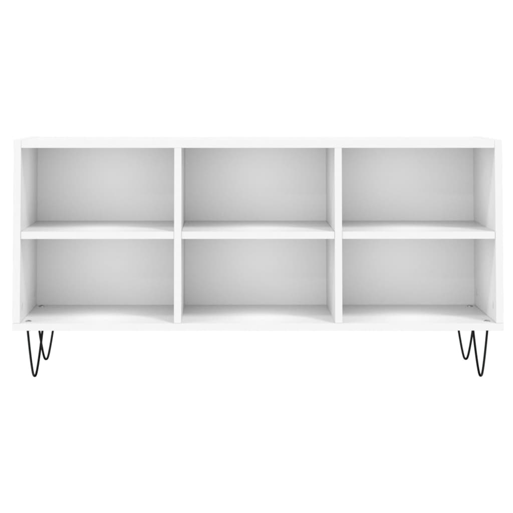 Tv-meubel 103,5x30x50 cm bewerkt hout wit is nu te koop bij PeponiXL, paradijselijk wonen!