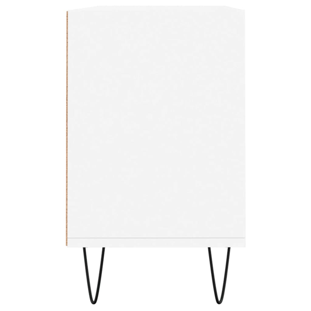 Tv-meubel 103,5x30x50 cm bewerkt hout wit is nu te koop bij PeponiXL, paradijselijk wonen!