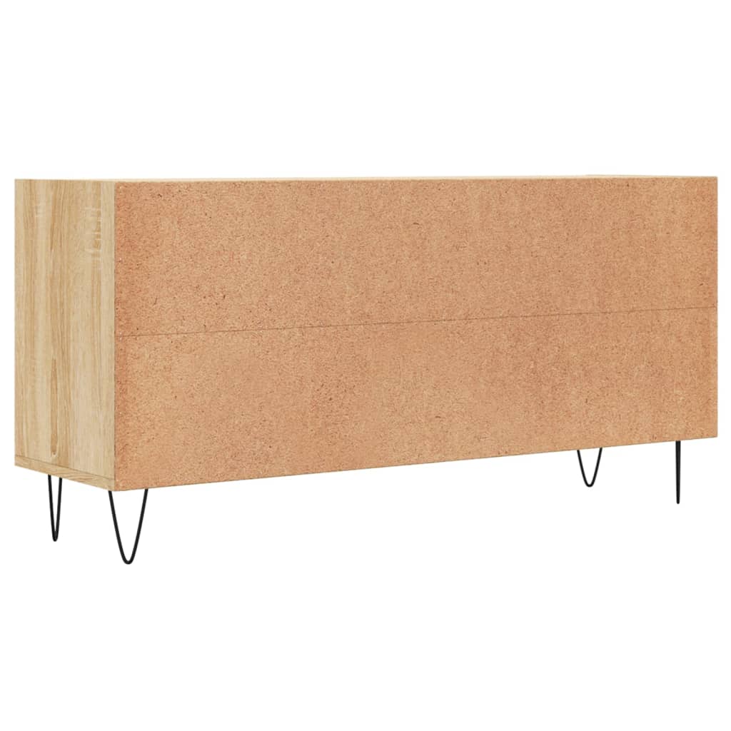 Tv-meubel 103,5x30x50 cm bewerkt hout sonoma eikenkleurig is nu te koop bij PeponiXL, paradijselijk wonen!