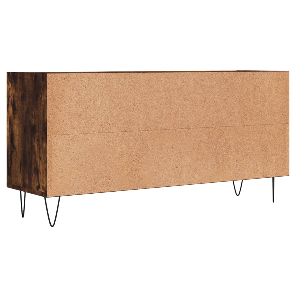 Tv-meubel 103,5x30x50 cm bewerkt hout gerookt eikenkleurig is nu te koop bij PeponiXL, paradijselijk wonen!