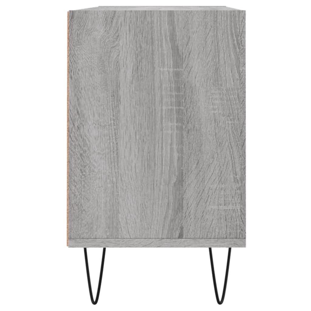 Tv-meubel 103,5x30x50 cm bewerkt hout grijs sonoma eikenkleurig is nu te koop bij PeponiXL, paradijselijk wonen!