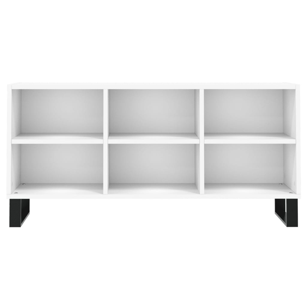 Tv-meubel 103,5x30x50 cm bewerkt hout wit is nu te koop bij PeponiXL, paradijselijk wonen!