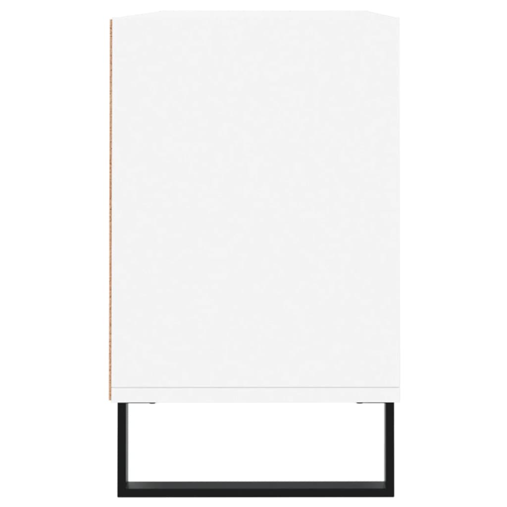 Tv-meubel 103,5x30x50 cm bewerkt hout wit is nu te koop bij PeponiXL, paradijselijk wonen!