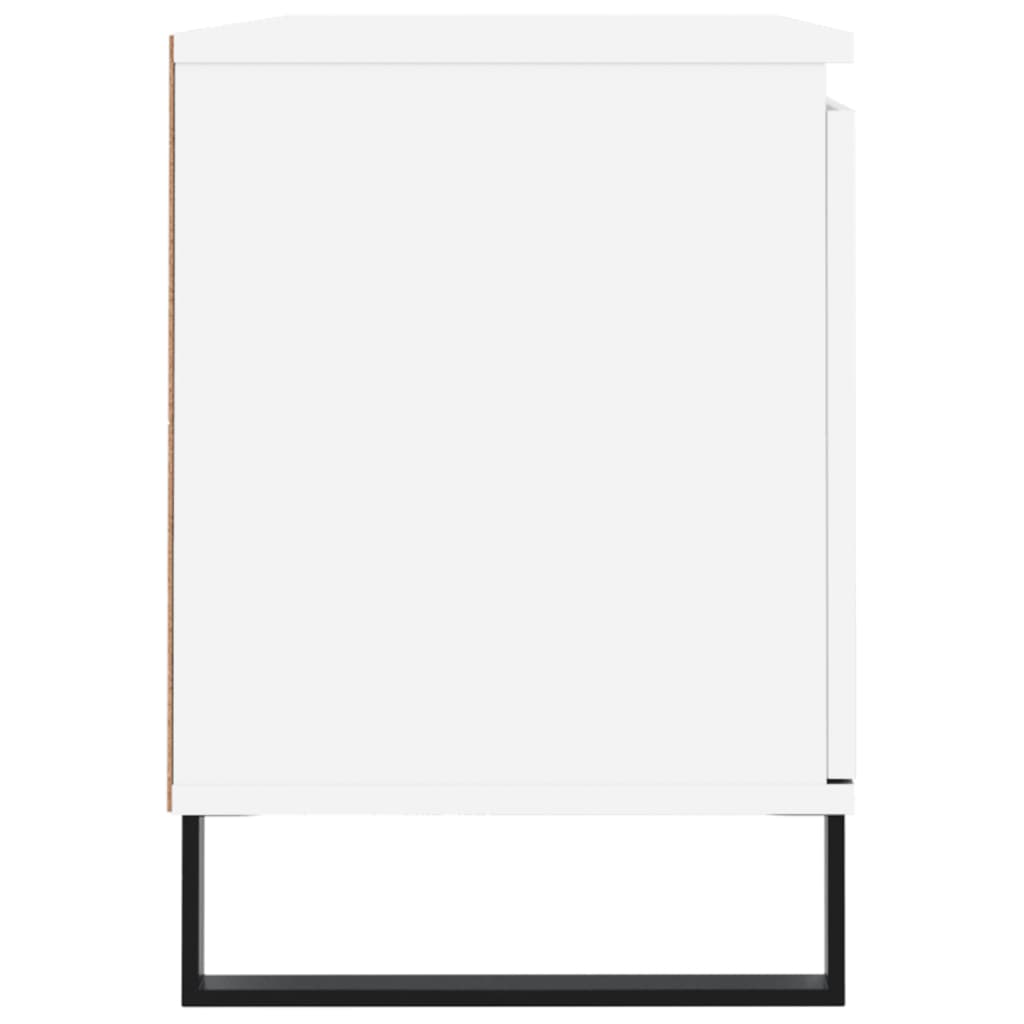 Tv-meubel 104x35x50 cm bewerkt hout wit is nu te koop bij PeponiXL, paradijselijk wonen!