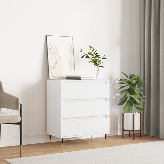 Dressoir 60x35x70 cm bewerkt hout wit is nu te koop bij PeponiXL, paradijselijk wonen!