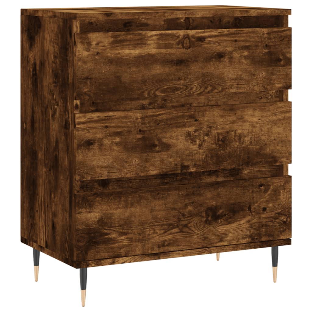 Dressoir 60x35x70 cm bewerkt hout gerookt eikenkleurig is nu te koop bij PeponiXL, paradijselijk wonen!