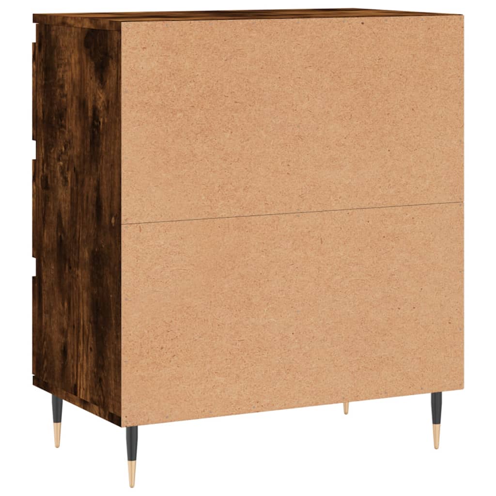 Dressoir 60x35x70 cm bewerkt hout gerookt eikenkleurig is nu te koop bij PeponiXL, paradijselijk wonen!