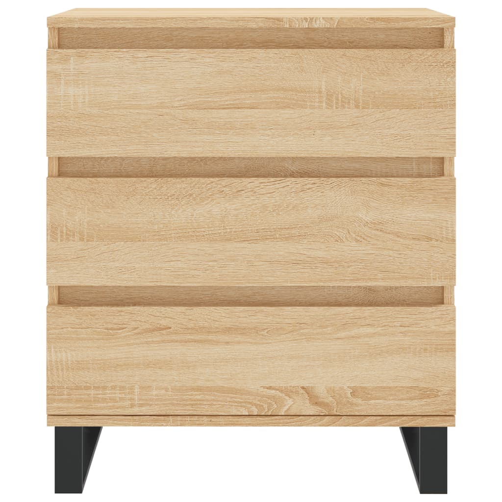 Dressoir 60x35x70 cm bewerkt hout sonoma eikenkleurig is nu te koop bij PeponiXL, paradijselijk wonen!