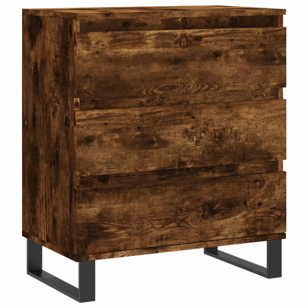 Dressoir 60x35x70 cm bewerkt hout gerookt eikenkleurig is nu te koop bij PeponiXL, paradijselijk wonen!