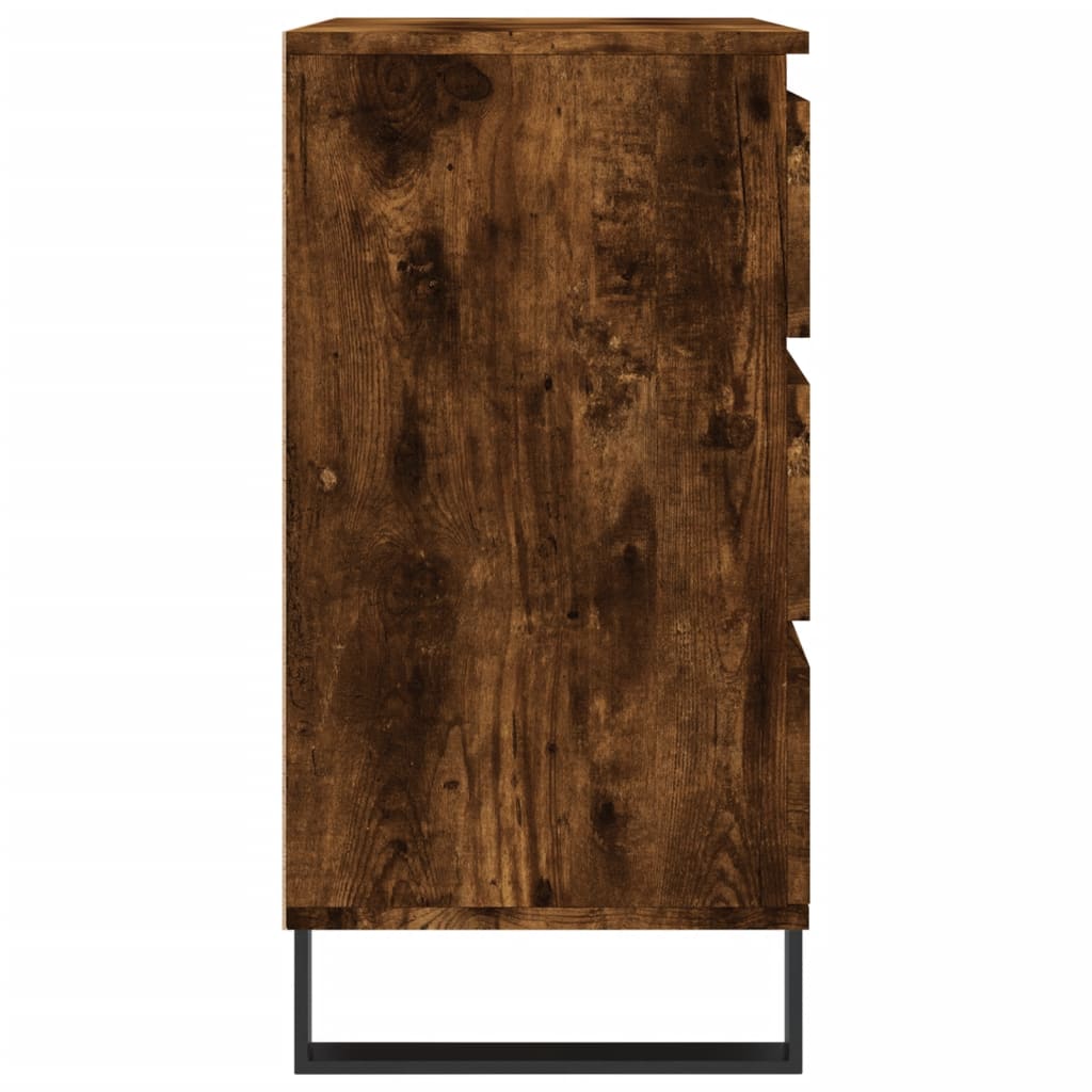 Dressoir 60x35x70 cm bewerkt hout gerookt eikenkleurig is nu te koop bij PeponiXL, paradijselijk wonen!