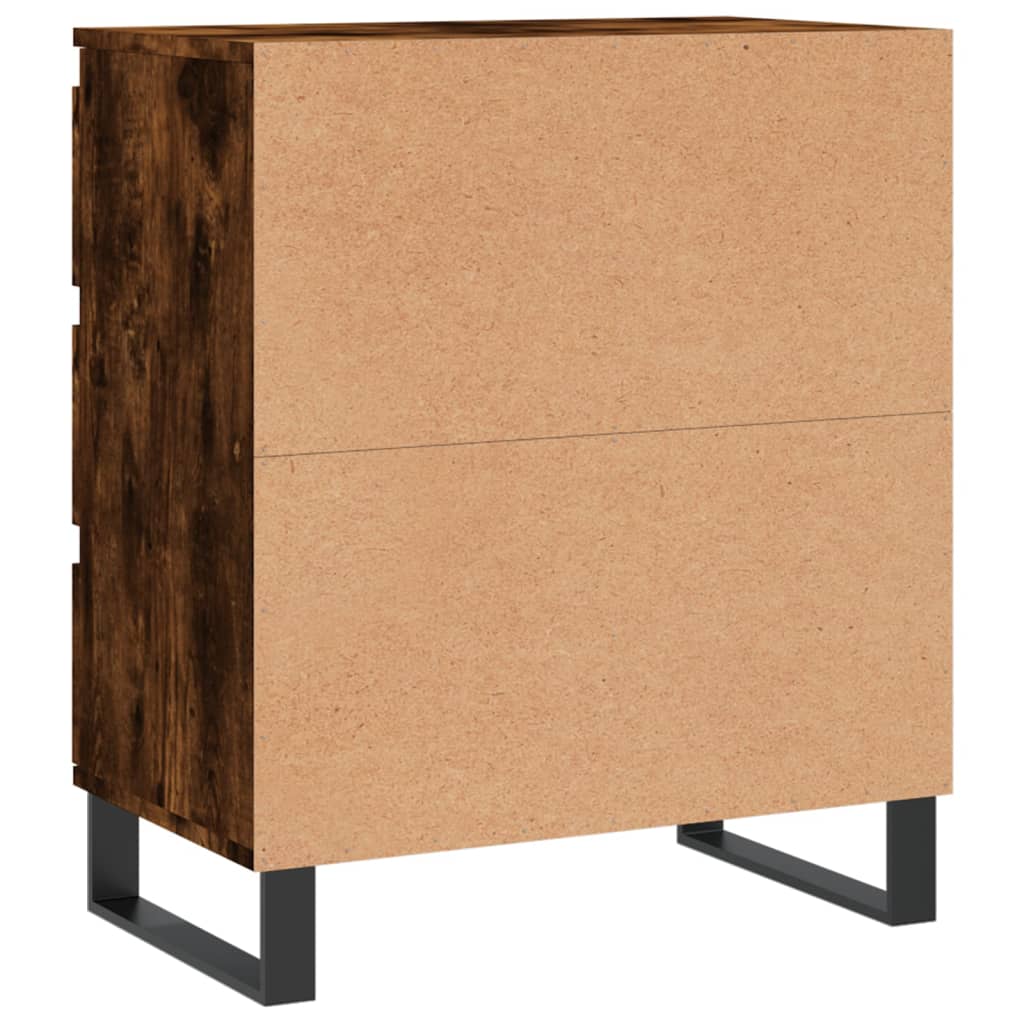 Dressoir 60x35x70 cm bewerkt hout gerookt eikenkleurig is nu te koop bij PeponiXL, paradijselijk wonen!