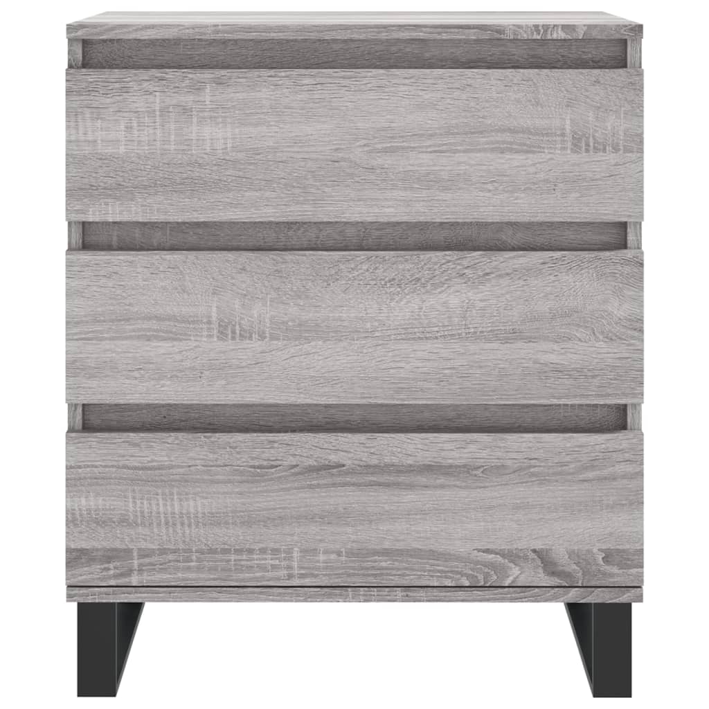 Dressoir 60x35x70 cm bewerkt hout grijs sonoma eikenkleurig is nu te koop bij PeponiXL, paradijselijk wonen!