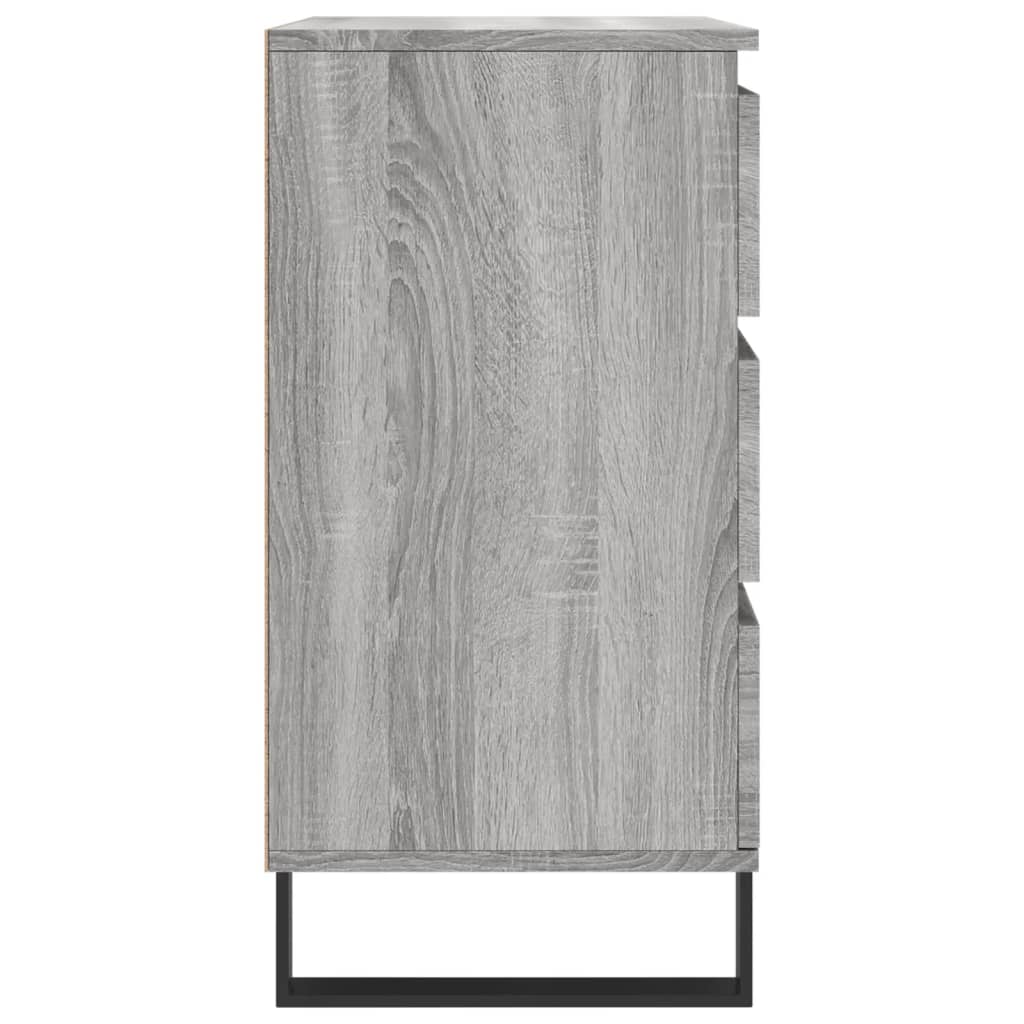 Dressoir 60x35x70 cm bewerkt hout grijs sonoma eikenkleurig is nu te koop bij PeponiXL, paradijselijk wonen!