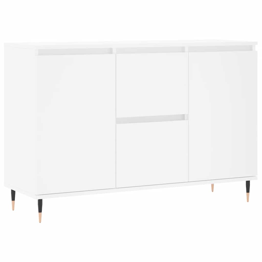 Dressoir 101,5x35x70 cm bewerkt hout wit is nu te koop bij PeponiXL, paradijselijk wonen!