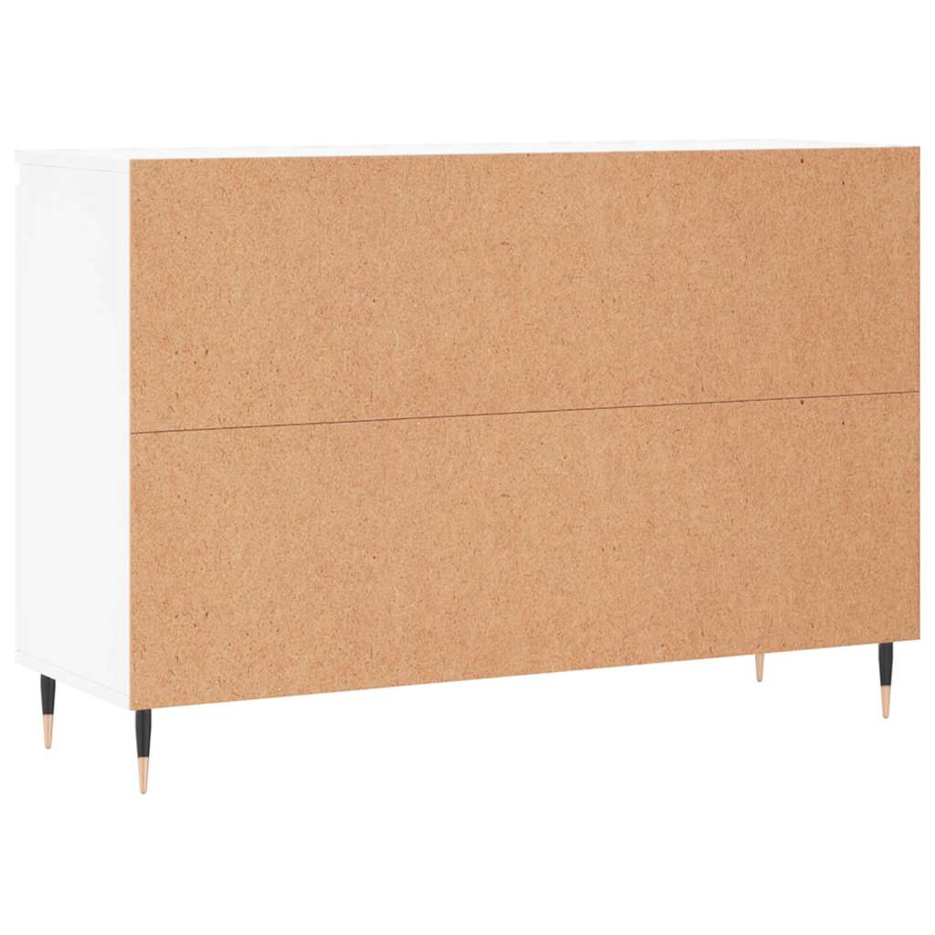 Dressoir 101,5x35x70 cm bewerkt hout wit is nu te koop bij PeponiXL, paradijselijk wonen!