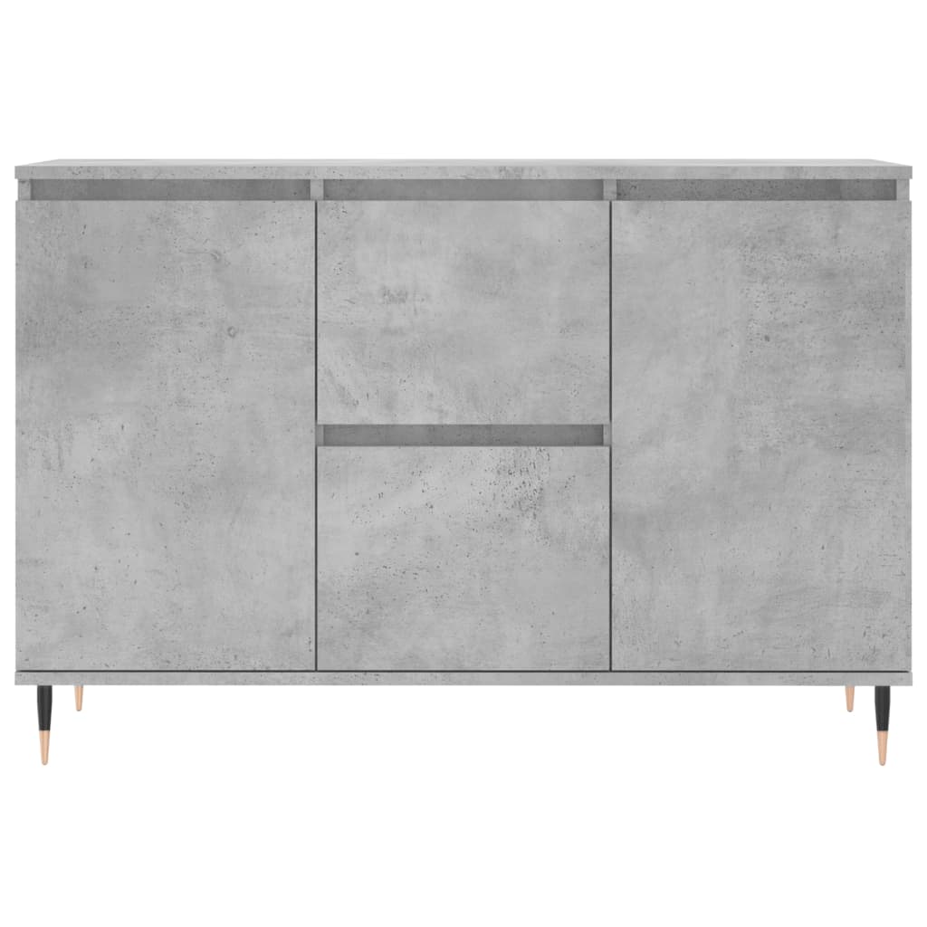 Dressoir 101,5x35x70 cm bewerkt hout betongrijs is nu te koop bij PeponiXL, paradijselijk wonen!