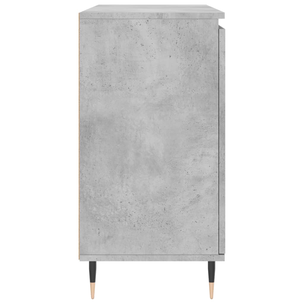 Dressoir 101,5x35x70 cm bewerkt hout betongrijs is nu te koop bij PeponiXL, paradijselijk wonen!