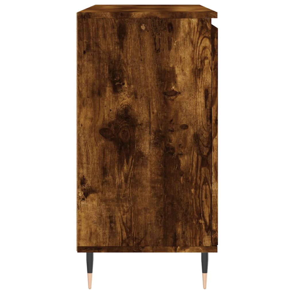Dressoir 101,5x35x70 cm bewerkt hout gerookt eikenkleurig is nu te koop bij PeponiXL, paradijselijk wonen!