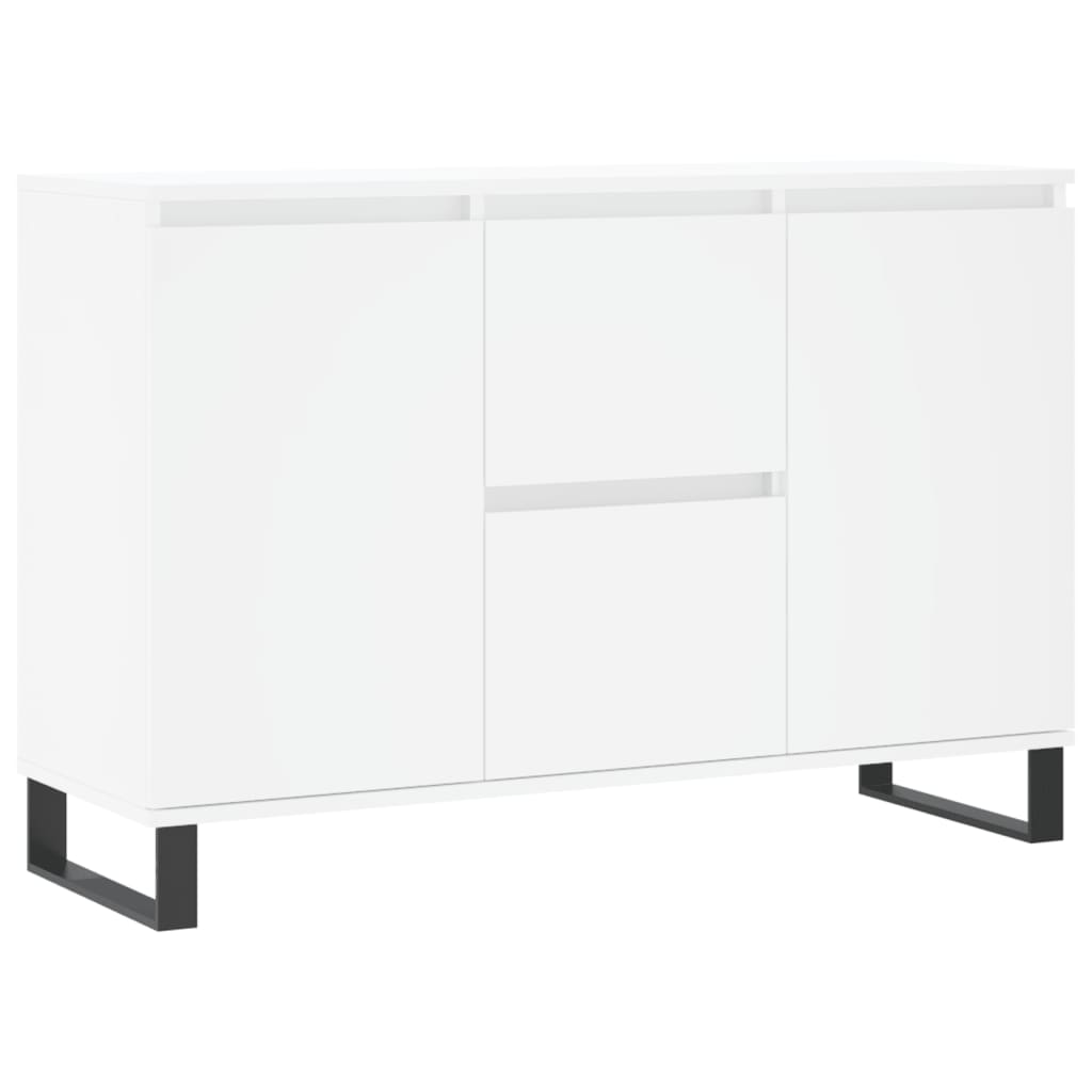Dressoir 101,5x35x70 cm bewerkt hout wit is nu te koop bij PeponiXL, paradijselijk wonen!
