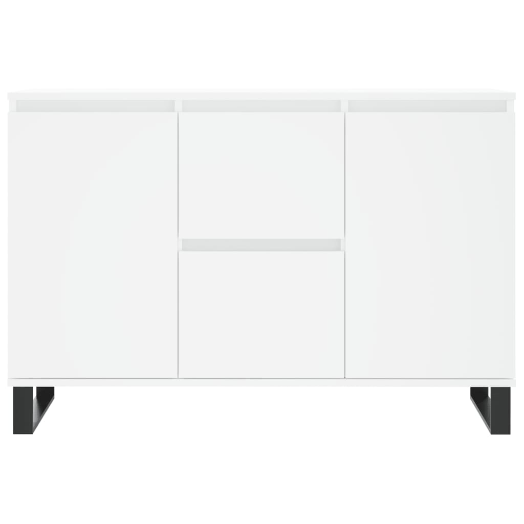 Dressoir 101,5x35x70 cm bewerkt hout wit is nu te koop bij PeponiXL, paradijselijk wonen!