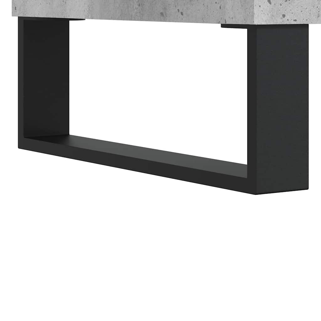 Dressoir 101,5x35x70 cm bewerkt hout betongrijs is nu te koop bij PeponiXL, paradijselijk wonen!