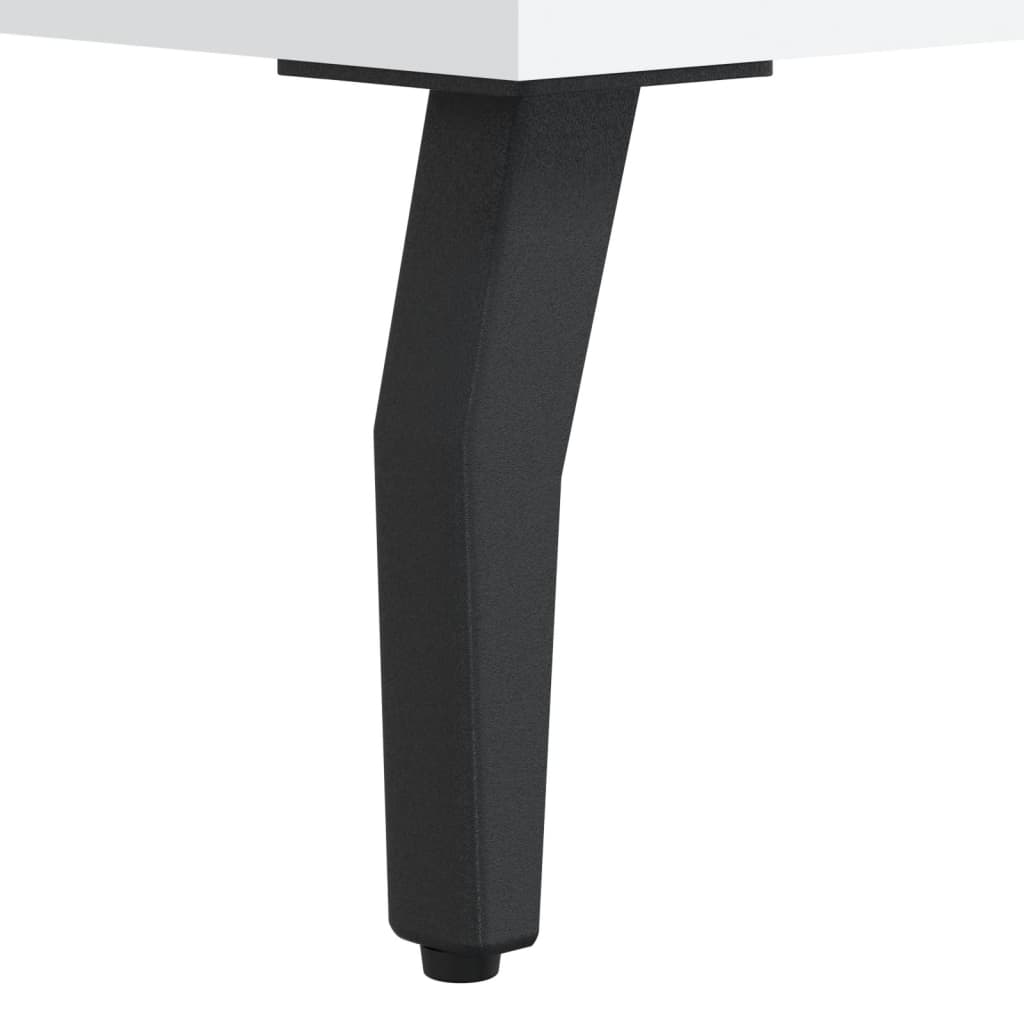 Nachtkastje 40x35x47,5 cm bewerkt hout wit is nu te koop bij PeponiXL, paradijselijk wonen!