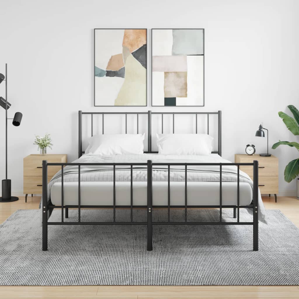 Nachtkastjes 2 st 40x35x47,5 cm bewerkt hout sonoma eikenkleur is nu te koop bij PeponiXL, paradijselijk wonen!