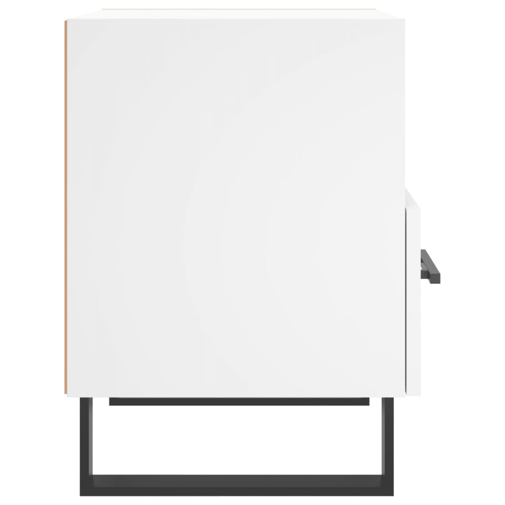 Nachtkastje 40x35x47,5 cm bewerkt hout wit is nu te koop bij PeponiXL, paradijselijk wonen!
