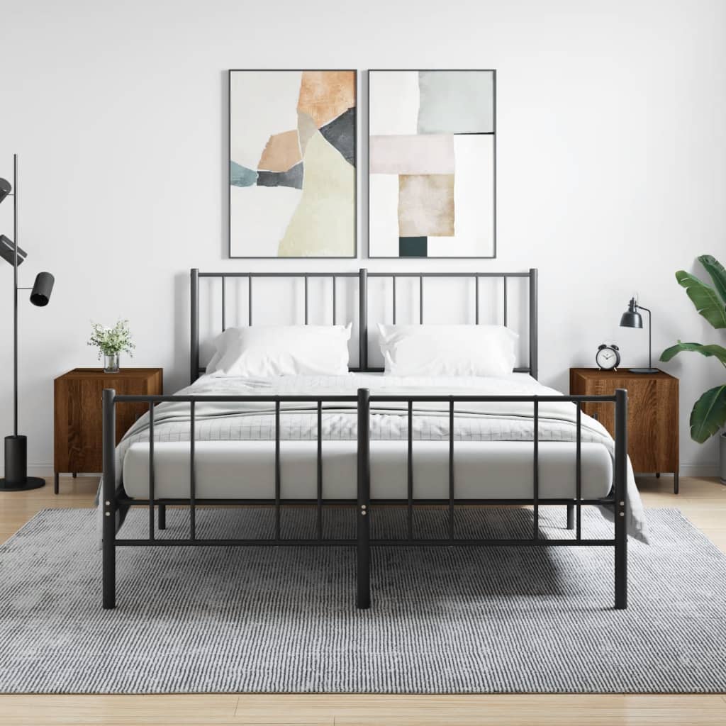 Nachtkastjes 2 st 40x40x50 cm bewerkt hout bruin eikenkleur is nu te koop bij PeponiXL, paradijselijk wonen!