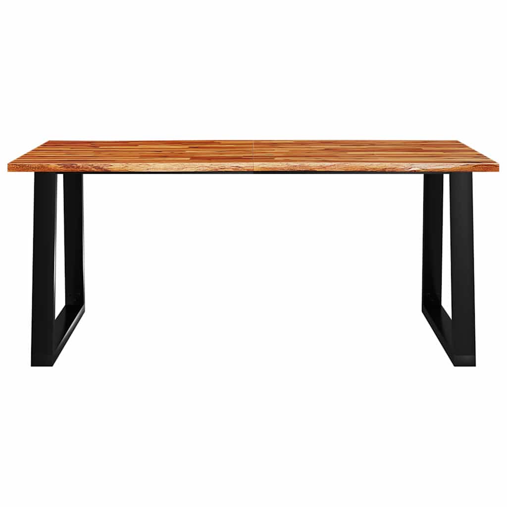 Eettafel met natuurlijke rand 180x90x75 cm massief acaciahout is nu te koop bij PeponiXL, paradijselijk wonen!
