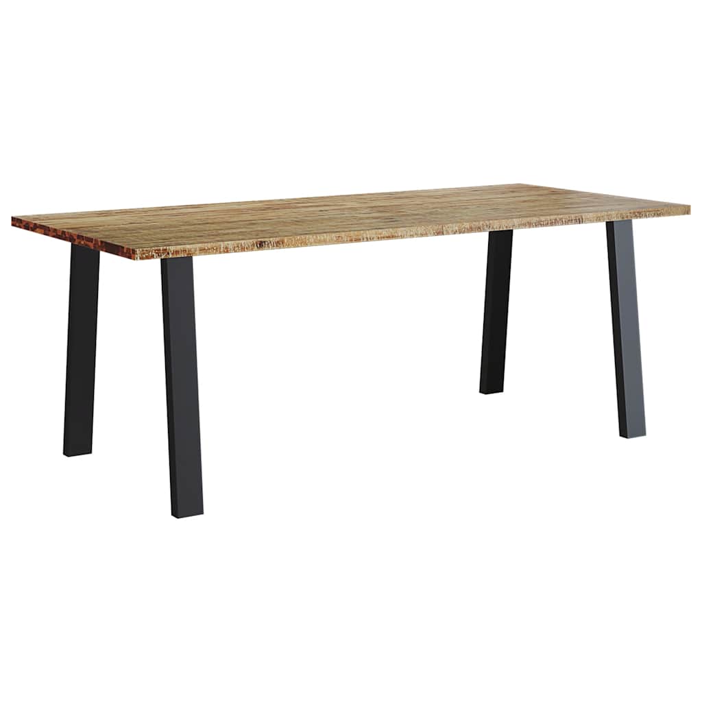Eettafel 200x90x75 cm massief acaciahout is nu te koop bij PeponiXL, paradijselijk wonen!