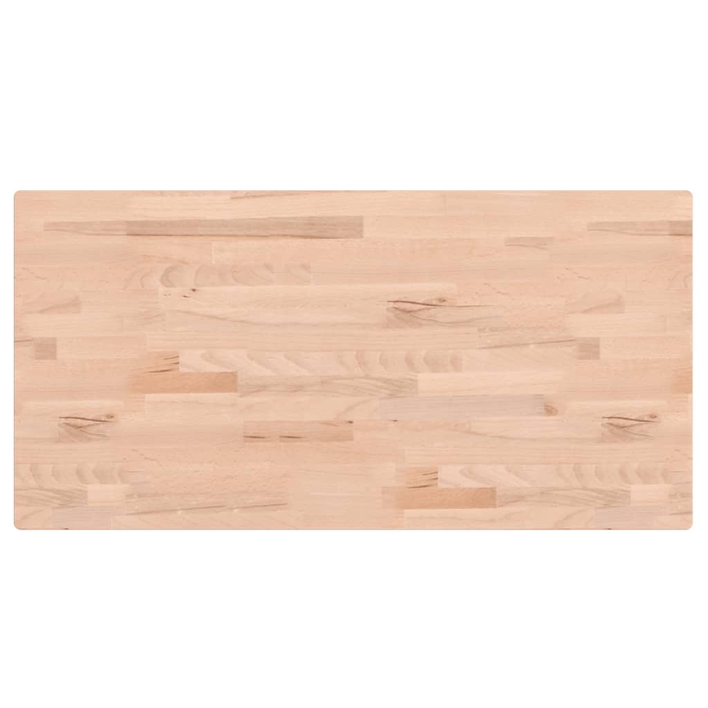 Tafelblad rechthoekig 80x40x1,5 cm massief beukenhout is nu te koop bij PeponiXL, paradijselijk wonen!