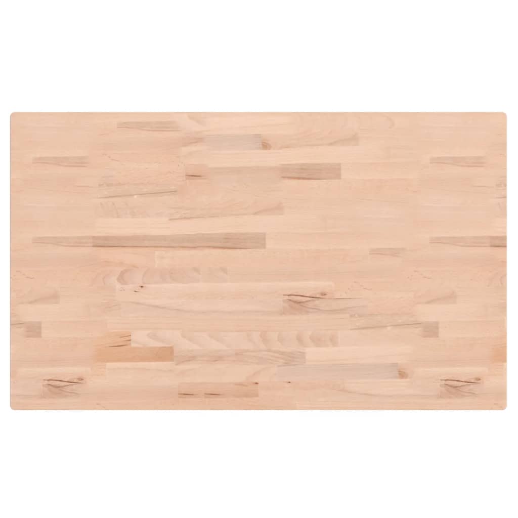 Tafelblad rechthoekig 100x60x1,5 cm massief beukenhout is nu te koop bij PeponiXL, paradijselijk wonen!