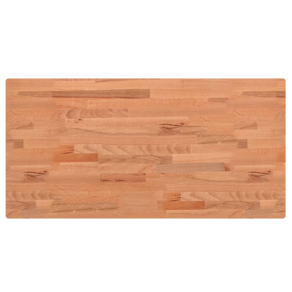 Tafelblad rechthoekig 80x40x1,5 cm massief beukenhout is nu te koop bij PeponiXL, paradijselijk wonen!