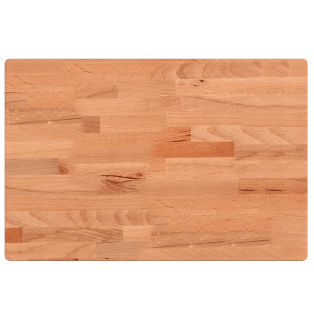 Tafelblad rechthoekig 80x40x4 cm massief beukenhout is nu te koop bij PeponiXL, paradijselijk wonen!