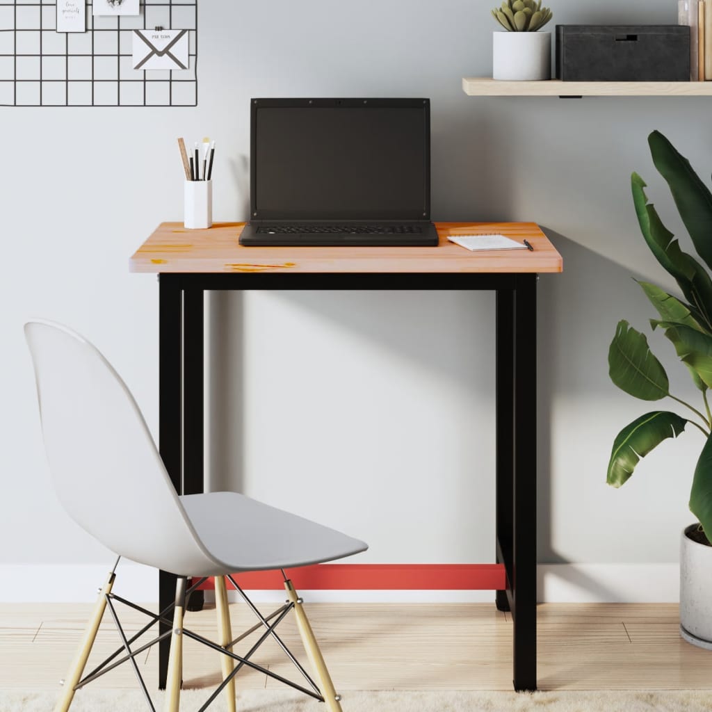 Werkbank 80x55x81,5 cm massief beukenhout en metaal is nu te koop bij PeponiXL, paradijselijk wonen!