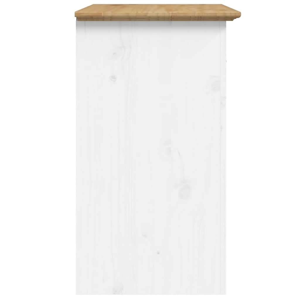 Nachtkastje BODO 53x38,5x67 cm massief grenenhout bruin is nu te koop bij PeponiXL, paradijselijk wonen!